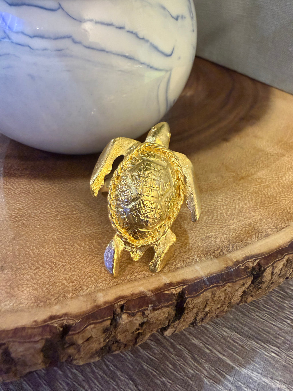 Anillo maxi tortuga