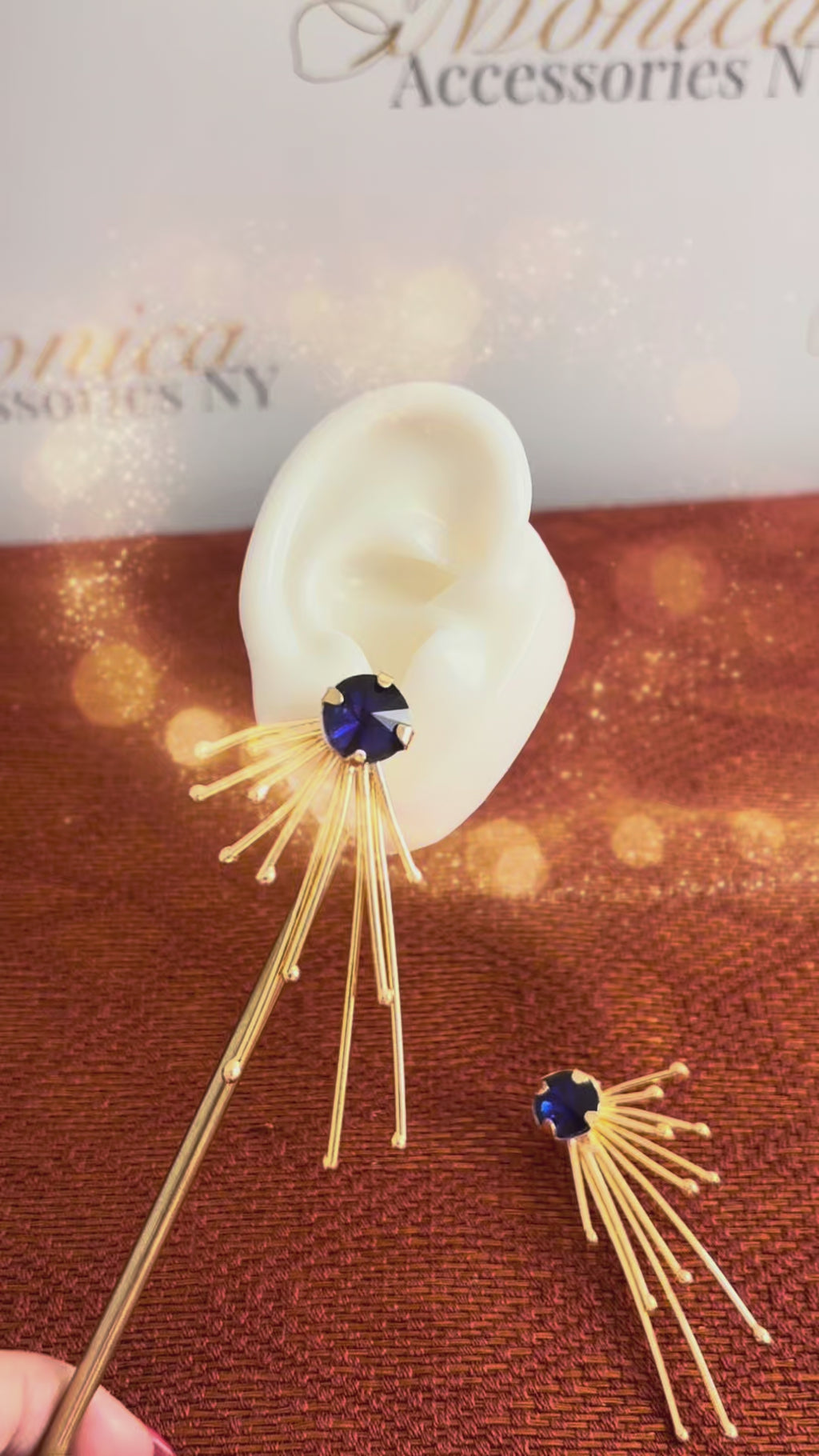 Aretes Blue fugaz