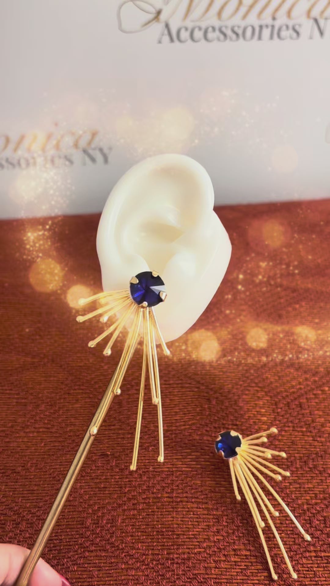 Aretes Blue fugaz